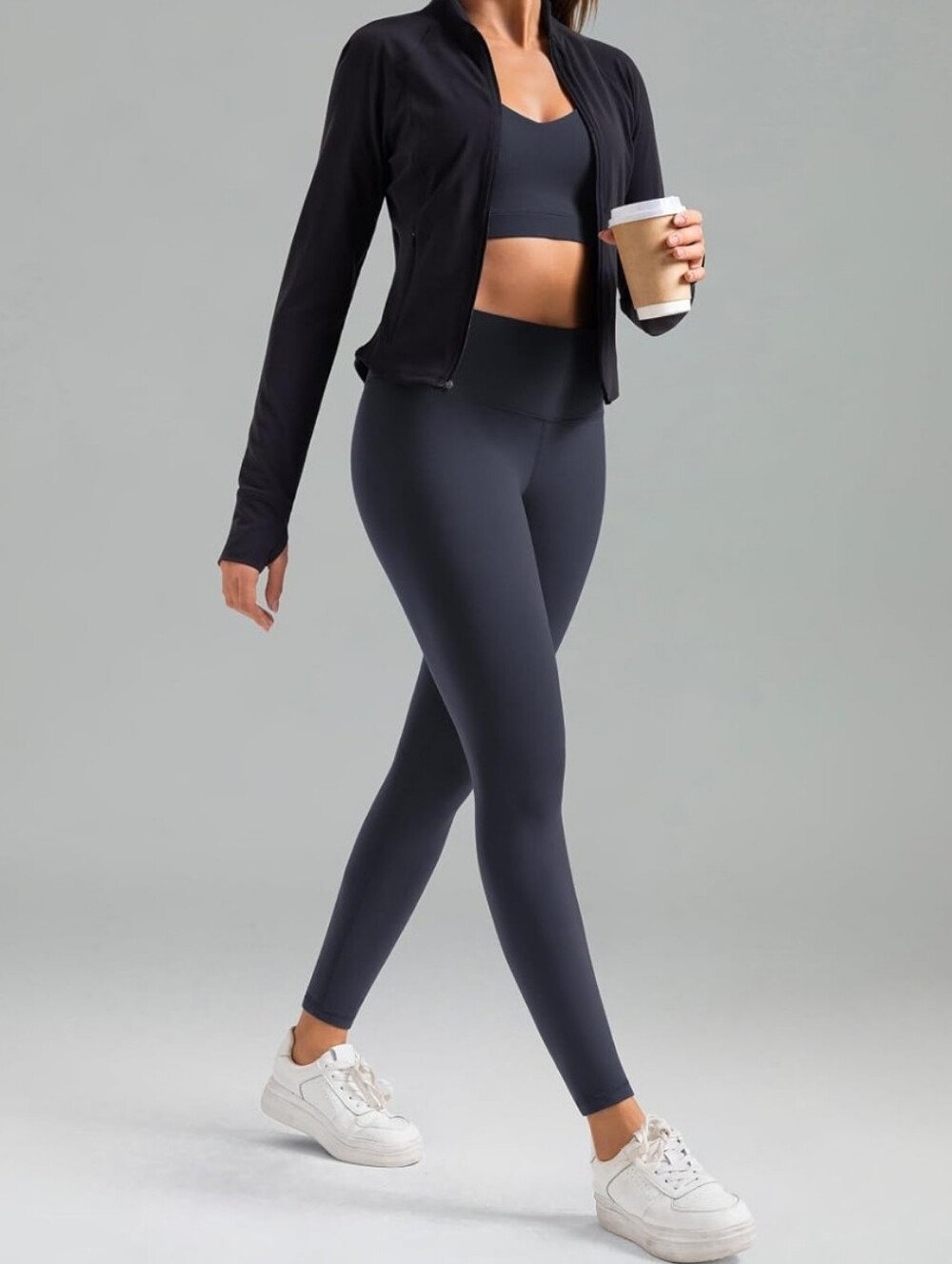 NEW Colorfulkoala Dreamlux High Waisted Workout Leggings 25" Inseam 7/8 Length S
